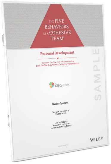 The Five Behaviors® Personal Development Profile