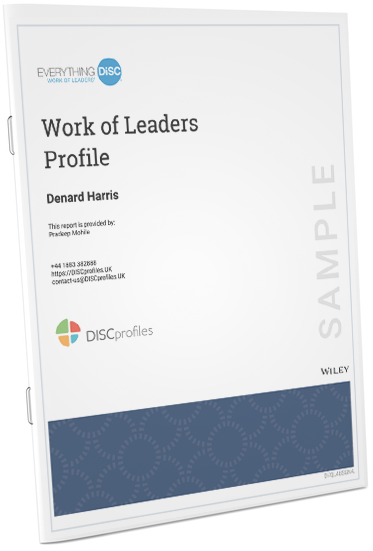 Everything DiSC Work of Leaders® Profile