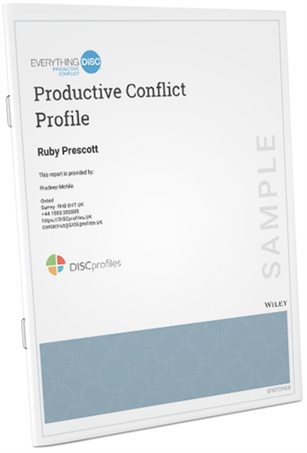 Everything DiSC Productive Conflict Profile