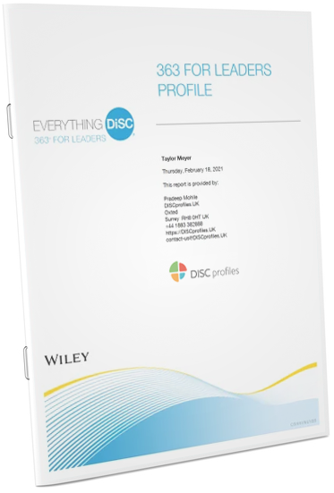 Everything DiSC 363® for Leaders Profile