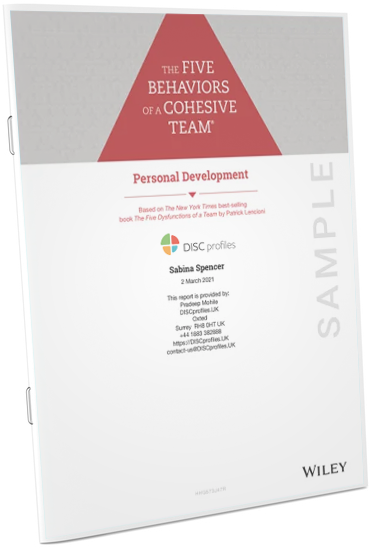 The Five Behaviors® Personal Development Profile