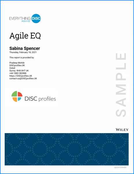 Everything DiSC® Agile EQ™ Profile