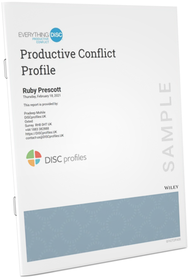 Everything DiSC® Productive Conflict Profile