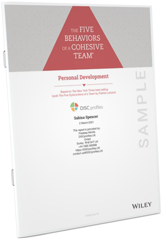 The Five Behaviors Personal Development Profile